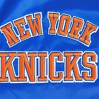 Men's Pro Standard Royal New York Knicks Sublimated Satin Full-Snap Jacket