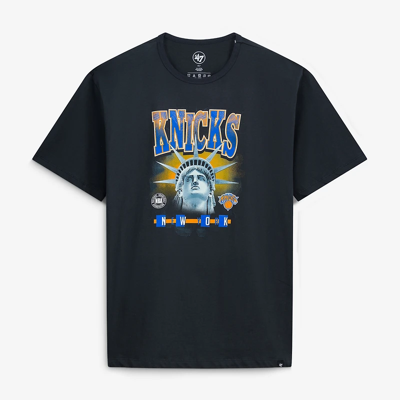 Men's Profile Black New York Knicks Big & Tall Statue T-Shirt