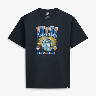 Men's Profile Black New York Knicks Big & Tall Statue T-Shirt