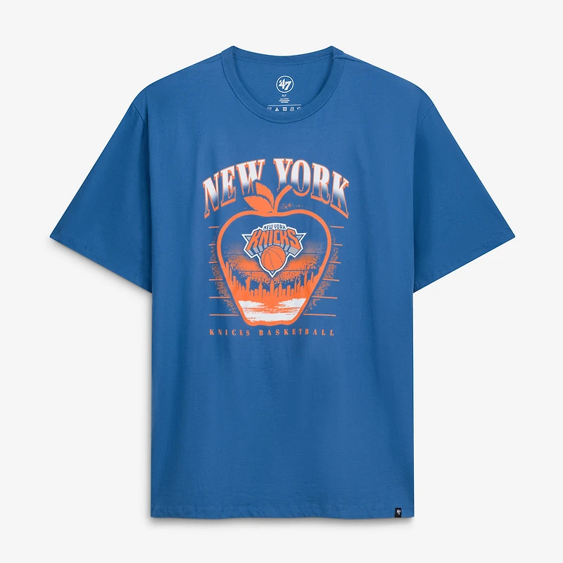 Men's Profile Blue New York Knicks Big & Tall Apple T-Shirt