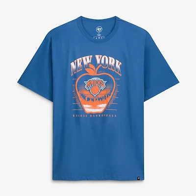 Men's Profile Blue New York Knicks Big & Tall Apple T-Shirt