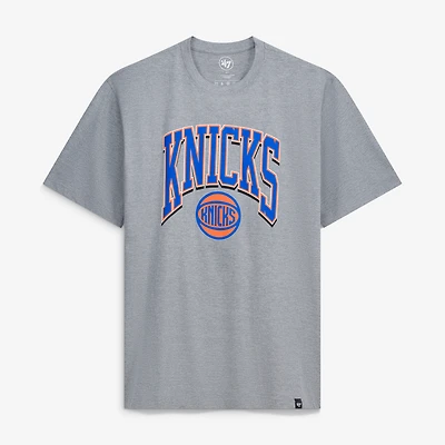 T-shirt gris pour homme New York Knicks grandes tailles « Walk Tall »