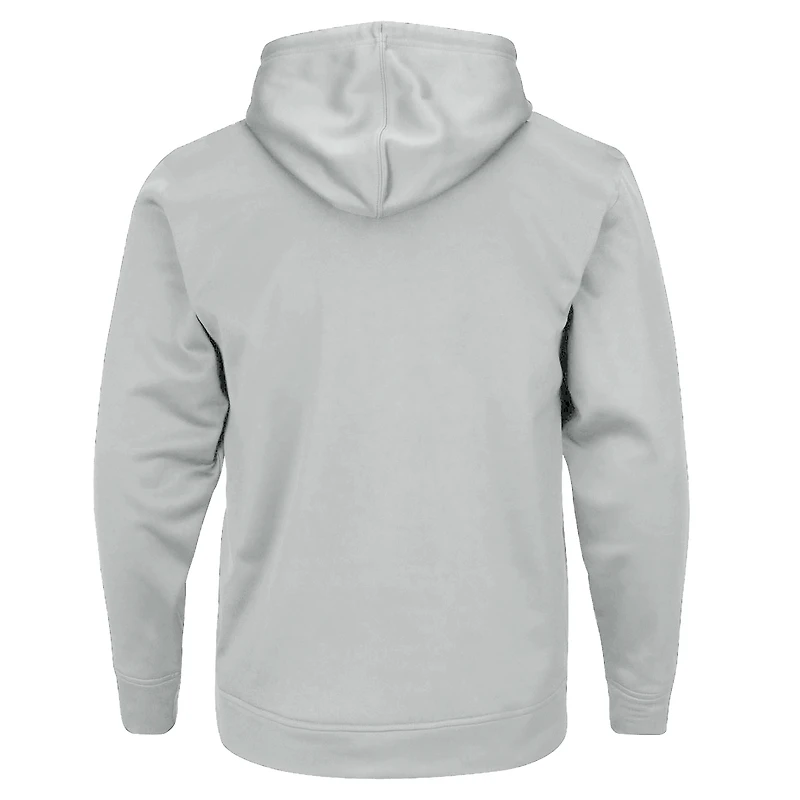 Sweat à capuche Jalen Brunson Heather Gray New York Knicks grandes tailles avec nom et numéro