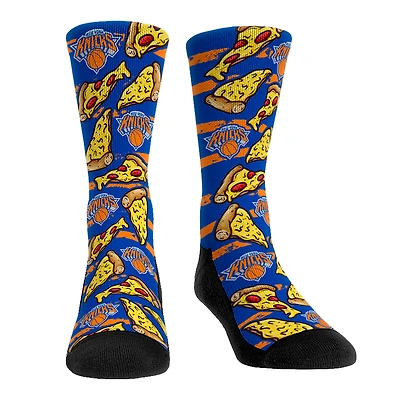 Men's Rock Em Socks New York Knicks New York Style Pizza Crew Socks