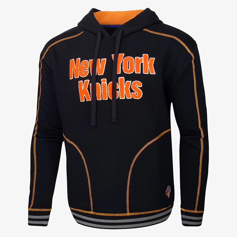 Sweat à capuche noir Stadium Essentials pour hommes des New York Knicks Baseline