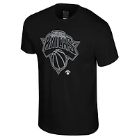 T-shirt noir Stadium Essentials pour homme des New York Knicks, motif mono-élément