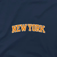 T-shirt urbain épais Stadium Essentials bleu marine New York Knicks Get Back pour homme