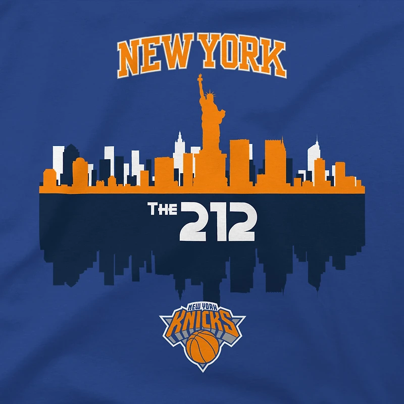 T-shirt Stadium Essentials Royal New York Knicks Cities pour homme