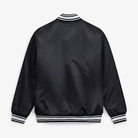 Men's Starter New York Knicks Final Buzzer Satin Varsity Full-Snap Jacket