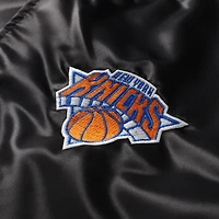 Men's Starter New York Knicks Final Buzzer Satin Varsity Full-Snap Jacket