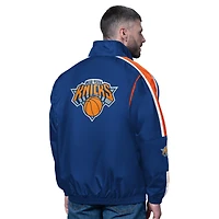Veste légère entièrement zippée Starter Blue New York Knicks Freestyle pour homme