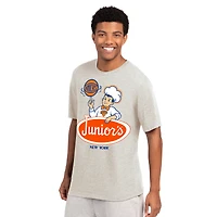 Men's Starter  Oatmeal New York Knicks Junior's Prime Time T-Shirt