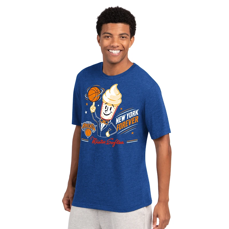 T-shirt homme Starter Royal New York Knicks Mister Softee Prime Time