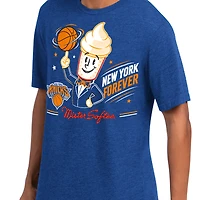 Men's Starter  Royal New York Knicks Mister Softee Prime Time T-Shirt