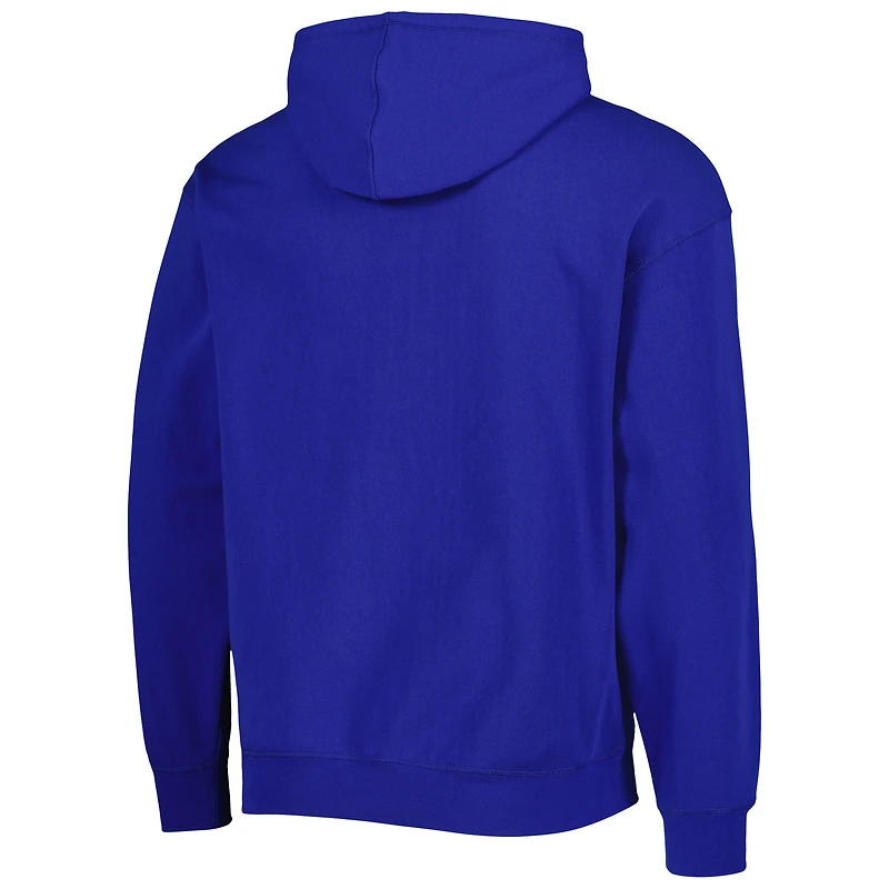 Men's Tommy Jeans Blue New York Knicks Bernard Half-Zip Hoodie