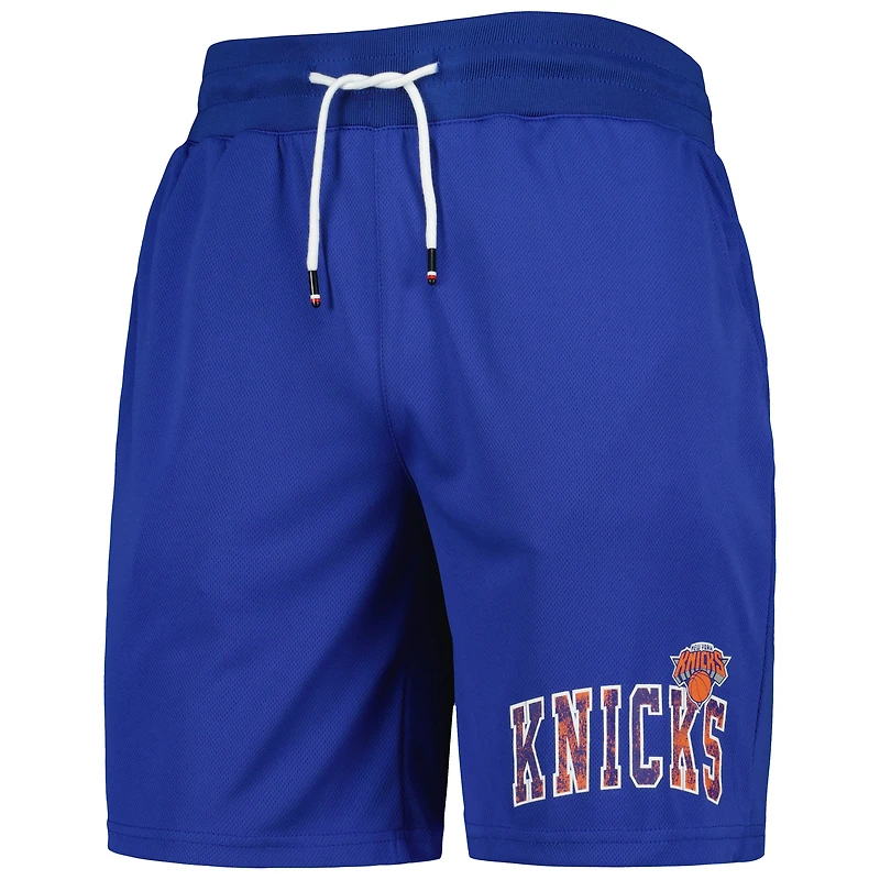 Men's Tommy Jeans Blue New York Knicks Mike Mesh Basketball Shorts