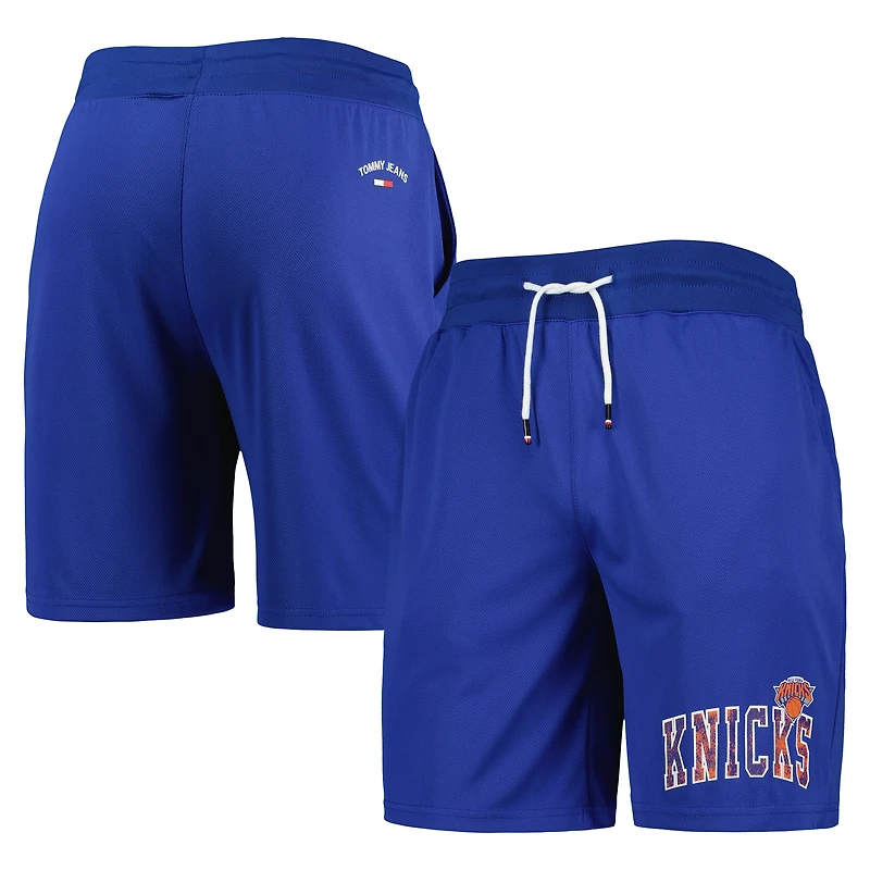 Tommy Jeans Homme Bleu New York Knicks Mike Mesh Basketball Shorts