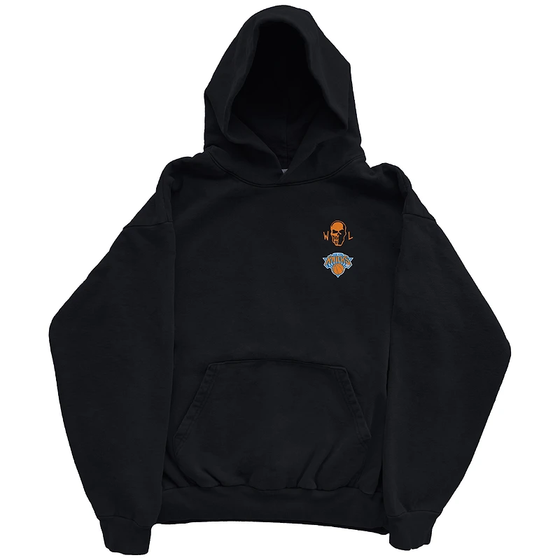 Sweat à capuche noir Warren Lotas x Fanatics Fest pour homme, New York Knicks Subway