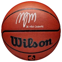 Miles McBride New York Knicks Autographed 2026 NBA Finals Champions Wilson Authentic Series Indoor/Outdoor Basketball with "26 NBA Champs" Inscription