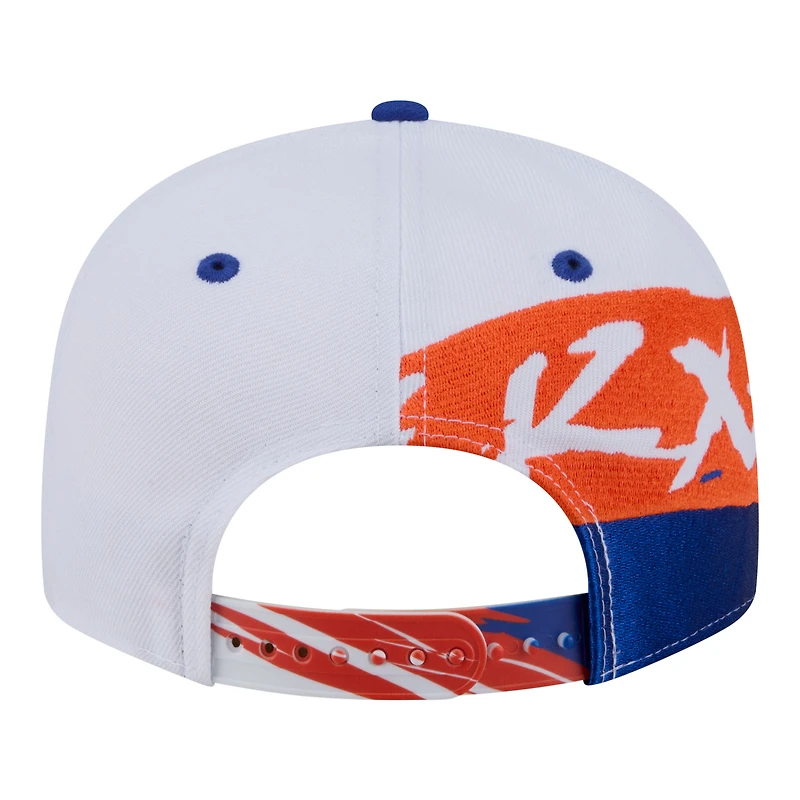 New Era  White/Blue New York Knicks Swept 9FIFTY Snapback Hat