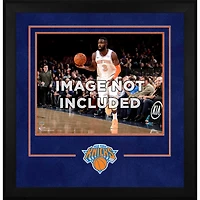 Cadre d'installation horizontal de luxe New York Knicks 16" x 20" avec logo de l'équipe