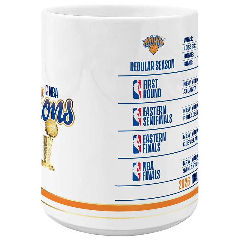 New York Knicks 2026 NBA Finals Champions 15oz. Ceramic Mug