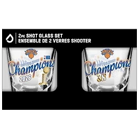 New York Knicks 2026 NBA Finals Champions Two-Piece 2oz. Shot Glass Set