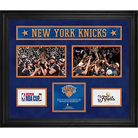 New York Knicks Framed 20" x 24" 2025 NBA Cup & 2026 NBA Finals Champions Collage