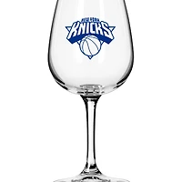 Verre à vin à pied avec logo des New York Knicks de 12 oz