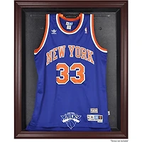 Vitrine de présentation encadrée en acajou avec logo de l'équipe des New York Knicks