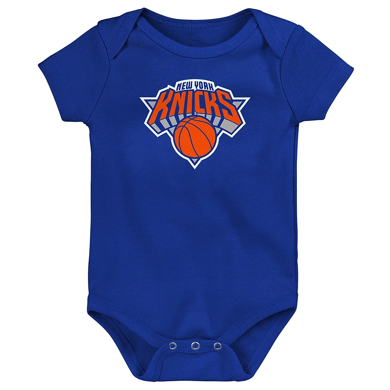 Body pour nouveau-né Outerstuff orange avec logo principal des New York Knicks