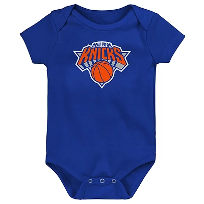 Body pour nouveau-né Outerstuff orange avec logo principal des New York Knicks