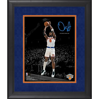 Photographie en vedette de la signature fac-similé OG Anunoby New York Knicks 11" x 14 "