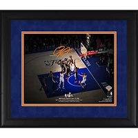 OG Anunoby New York Knicks Facsimile Signature Framed 11" x 14" 2026 NBA Finals Game 4 Largest Comeback in Finals History Tip-In Photograph