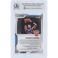 Carte authentifiée par Patrick Ewing (New York Knicks) - Saison 2020-2021 - Panini Prizm Sensational Swatches Jersey Relic #SSW-PEW - Authentifiée par Beckett Fanatics Witnessed - 10