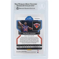 Carte authentifiée par Patrick Ewing (New York Knicks) - Saison 2021-2022 - Panini Prizm Orange Ice Prizm n° 245 - Authentifiée par Beckett Fanatics Witnessed