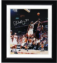 Patrick Ewing New York Knicks Autographed 8" x 10" Fadeaway Shot vs. Miami Heat Photograph