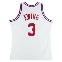 Maillot authentique autographié par Patrick Ewing des New York Knicks lors du match des étoiles de 1991 de Mitchell & Ness