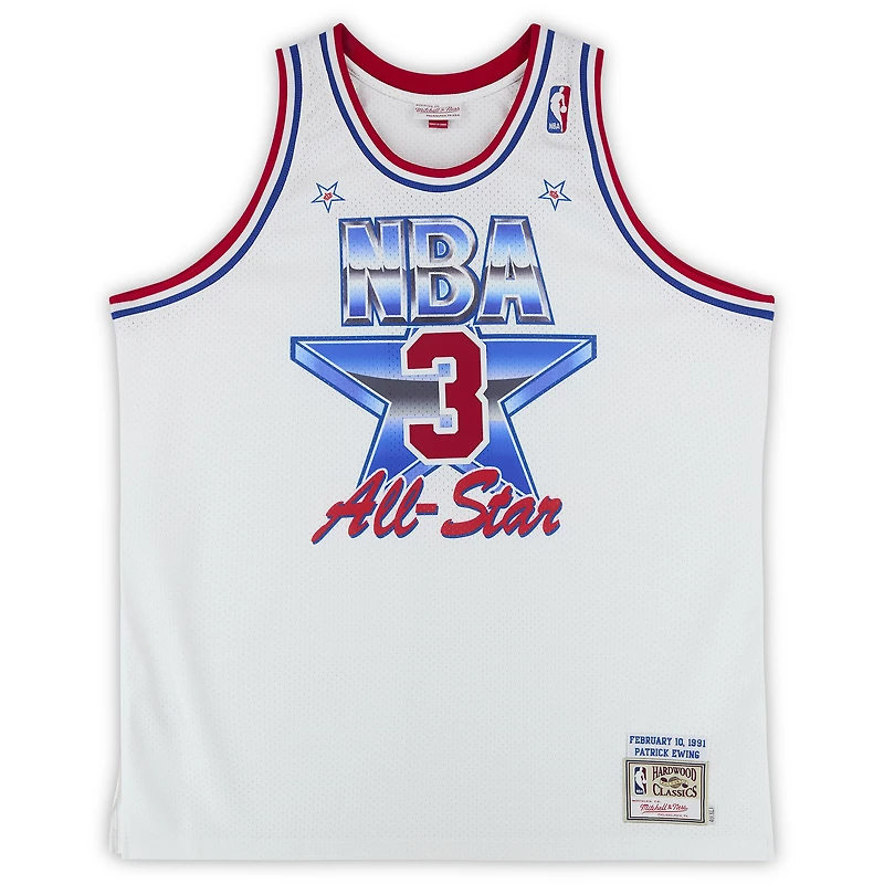 Patrick Ewing New York Knicks Autographed Mitchell & Ness 1991 All-Star Game Authentic Jersey with "HOF 08" Inscription