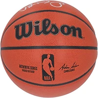 Réplique de ballon de basket Wilson autographiée par Patrick Ewing des New York Knicks
