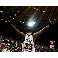 Photographie non signée de Patrick Ewing, New York Knicks, célébration des Hardwood Classics