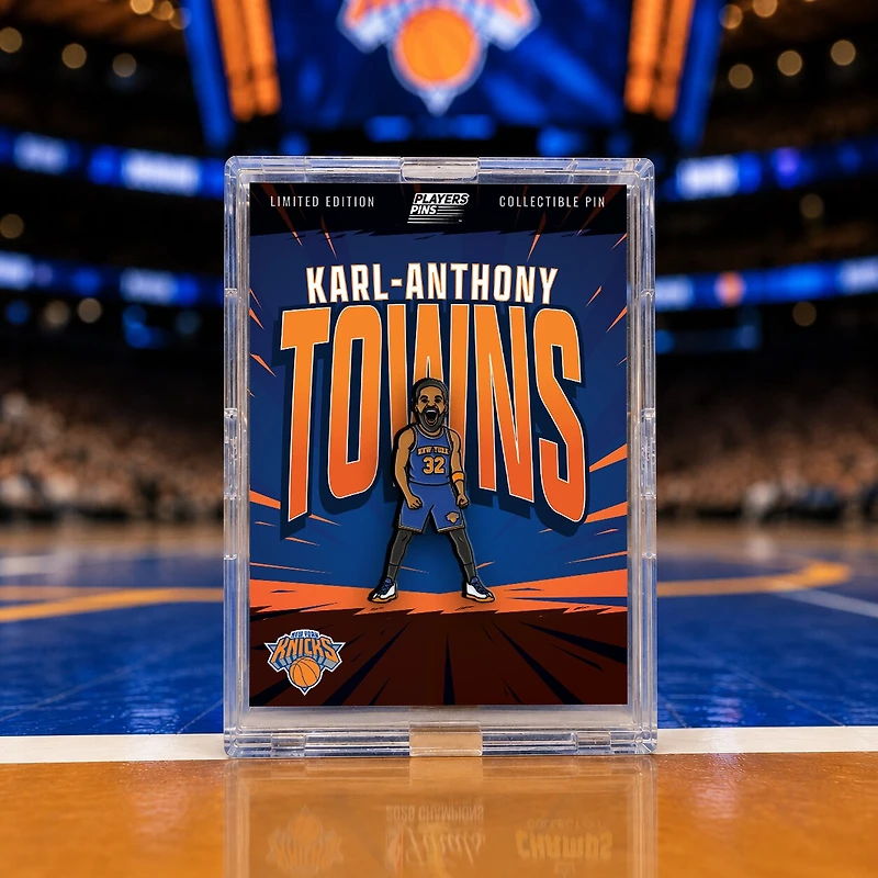 Players Pins™ Karl-Anthony Towns New York Knicks Limited Edition Collectible Pin