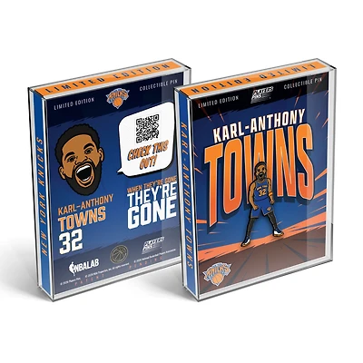 Players Pins™ Karl-Anthony Towns New York Knicks Limited Edition Collectible Pin