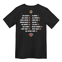 Preschool Nike Black New York Knicks 2026 NBA Finals Champions Roster T-Shirt