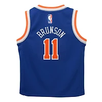 Preschool Nike Jalen Brunson Blue New York Knicks Replica Swingman Jersey - Icon Edition