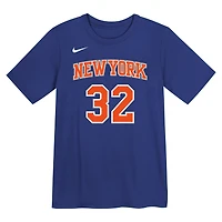 Preschool Nike Karl-Anthony Towns Blue New York Knicks Icon Name & Number T-Shirt