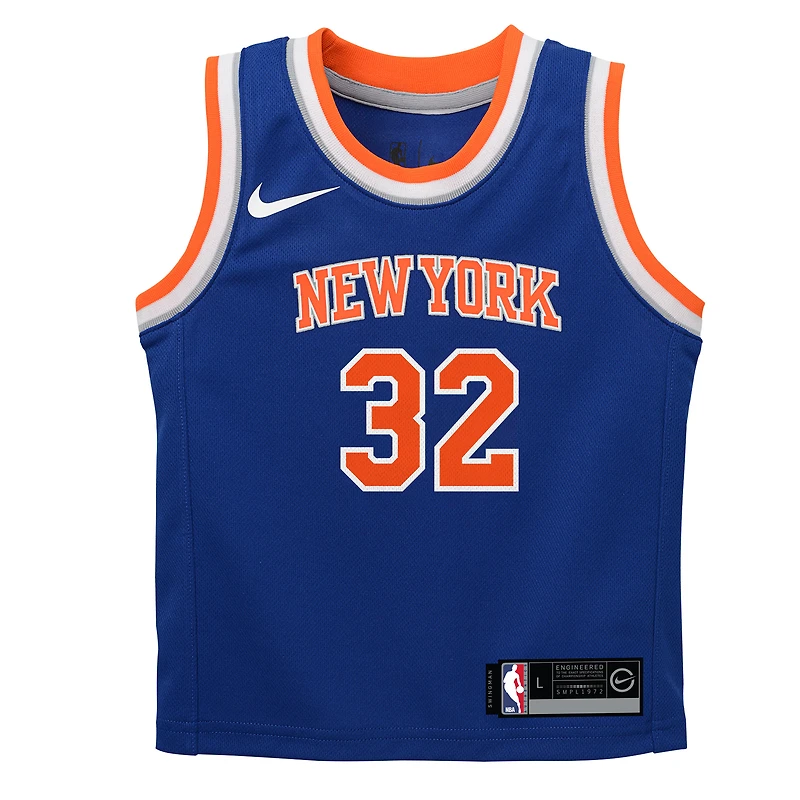Preschool Nike Karl-Anthony Towns Blue New York Knicks Replica Swingman Jersey - Icon Edition