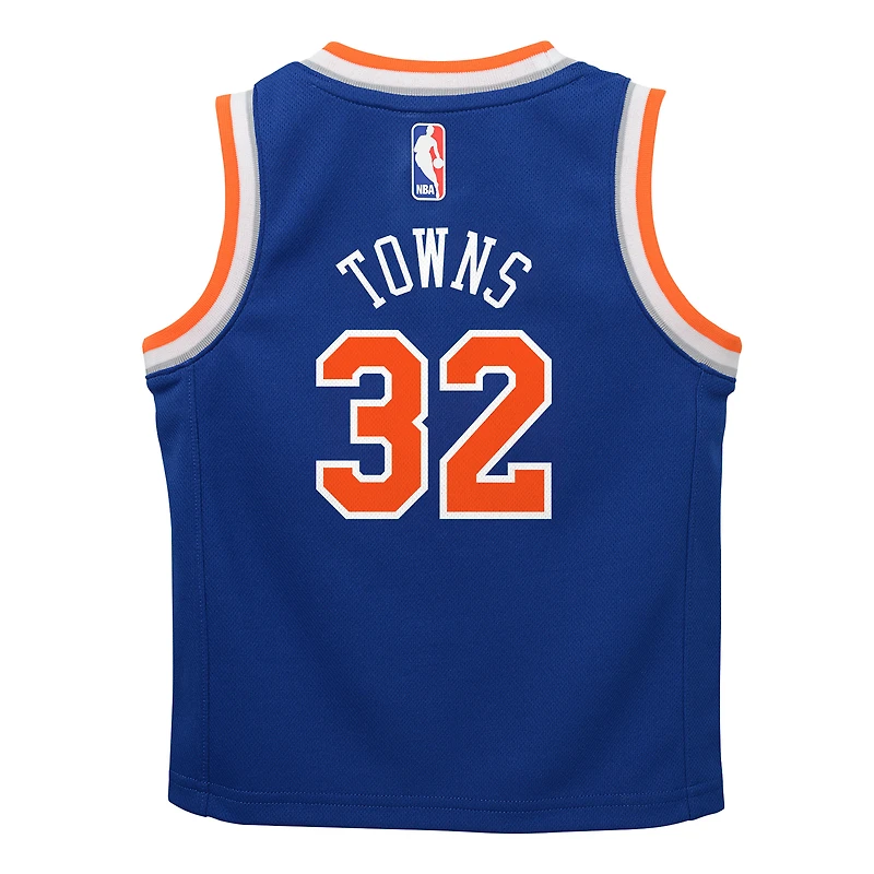 Preschool Nike Karl-Anthony Towns Blue New York Knicks Replica Swingman Jersey - Icon Edition