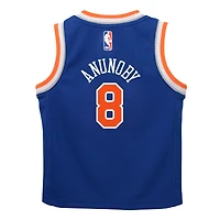 Preschool Nike OG Anunoby Blue New York Knicks Swingman Jersey - Icon Edition