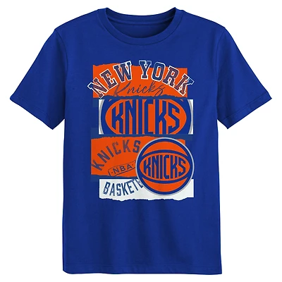 Preschool Outerstuff  Blue New York Knicks The Paint T-Shirt